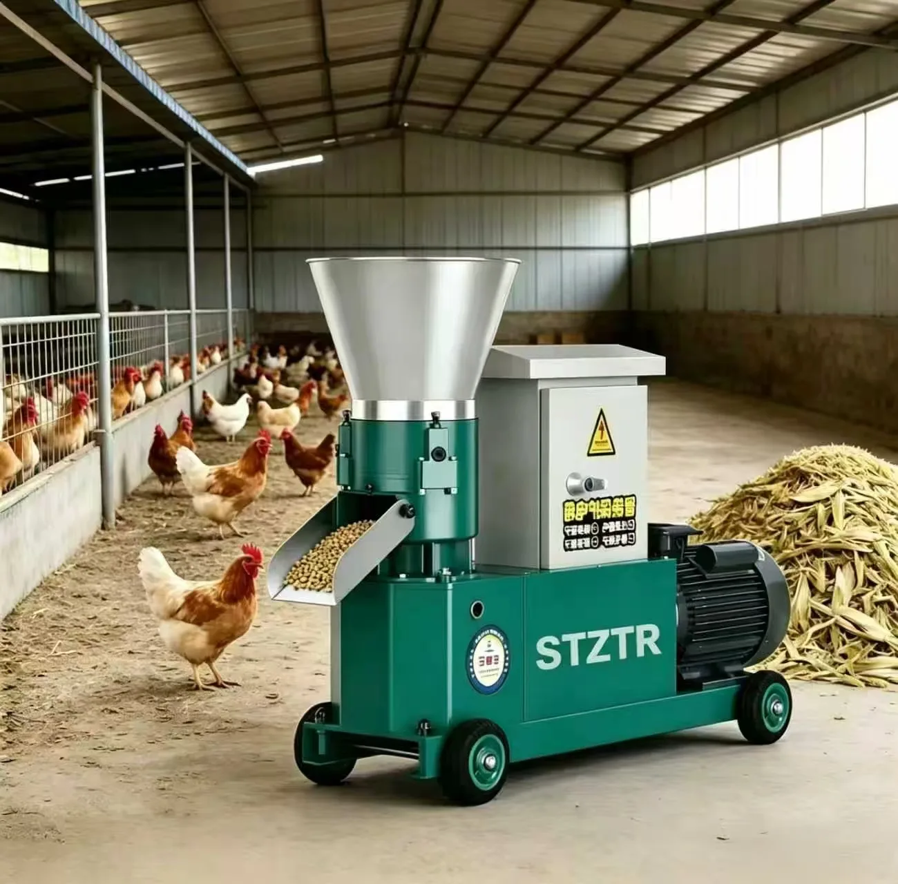 STZTR饲料颗粒机 大型养殖制粒设备 养殖场饲料加工机械